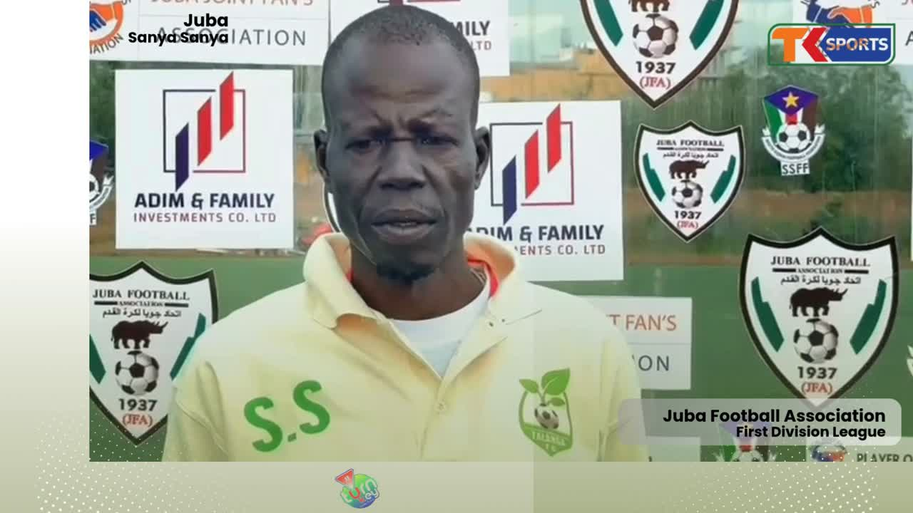 Coach Simon Soka Ladu after Talanga FC won 3-2 vs. Gudele FC