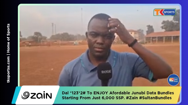 Coach Daniel Fotur Dehia in a post match interview after Al Wehida FC side narrowly defeated Super Star FC 1-0