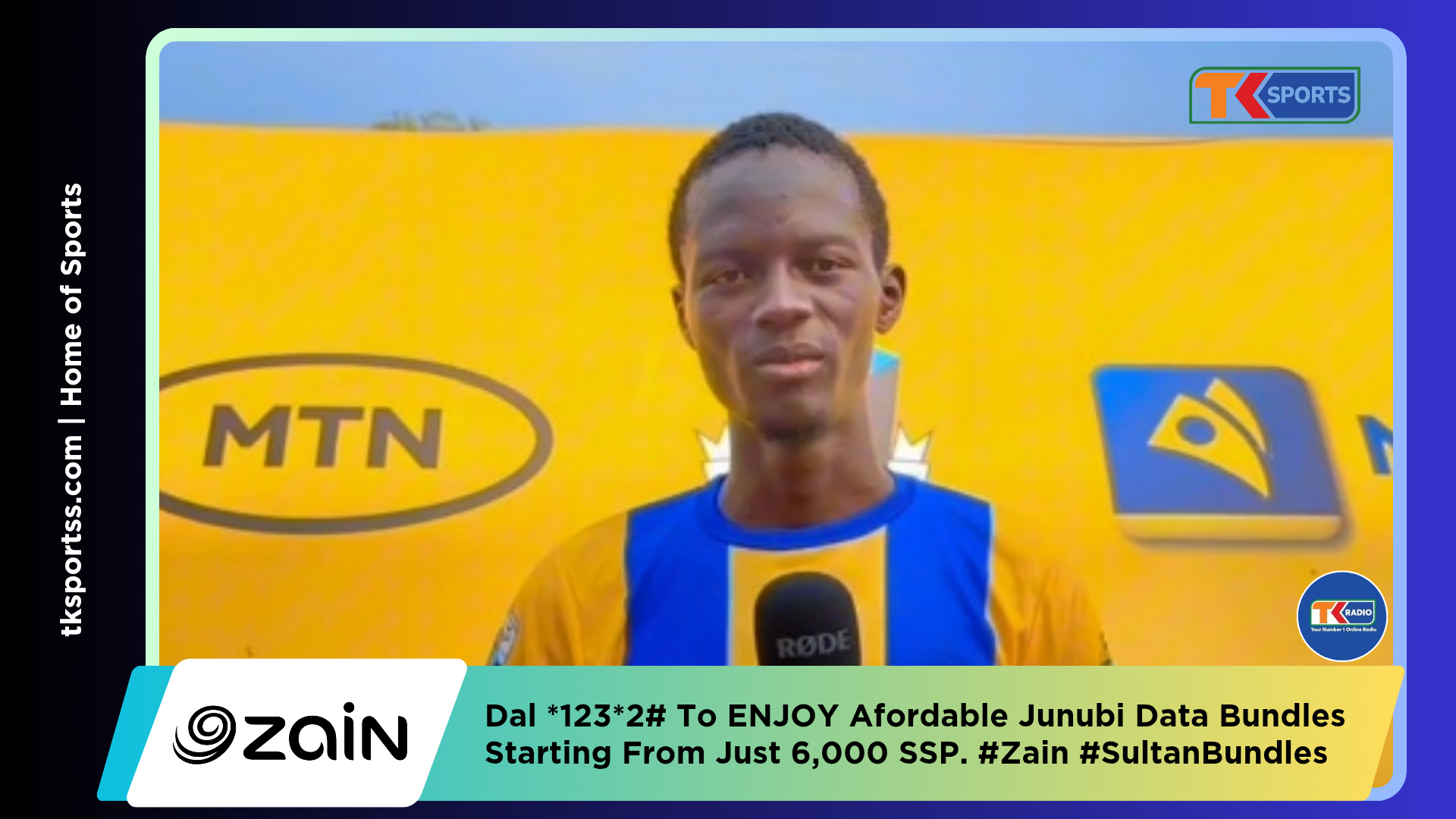 Emmanuel Baringbara from Atlabara FC Was Named MoTM After Helping Atlabara FC To A 2-0 Win Over Malakia SC