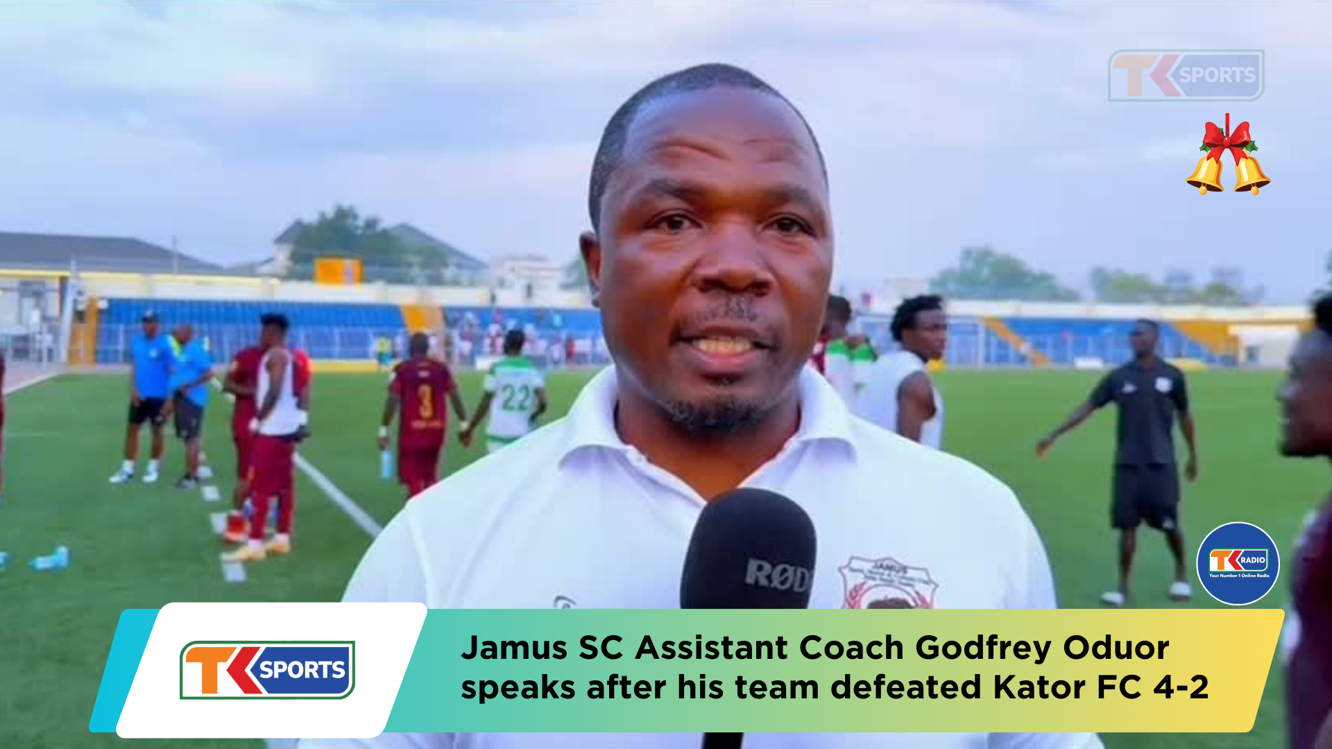 Jamus SC Assistant Coach Godfrey Oduor Shares His Reaction After Leading His Team To A 4-2 Win Over Kator FC.
