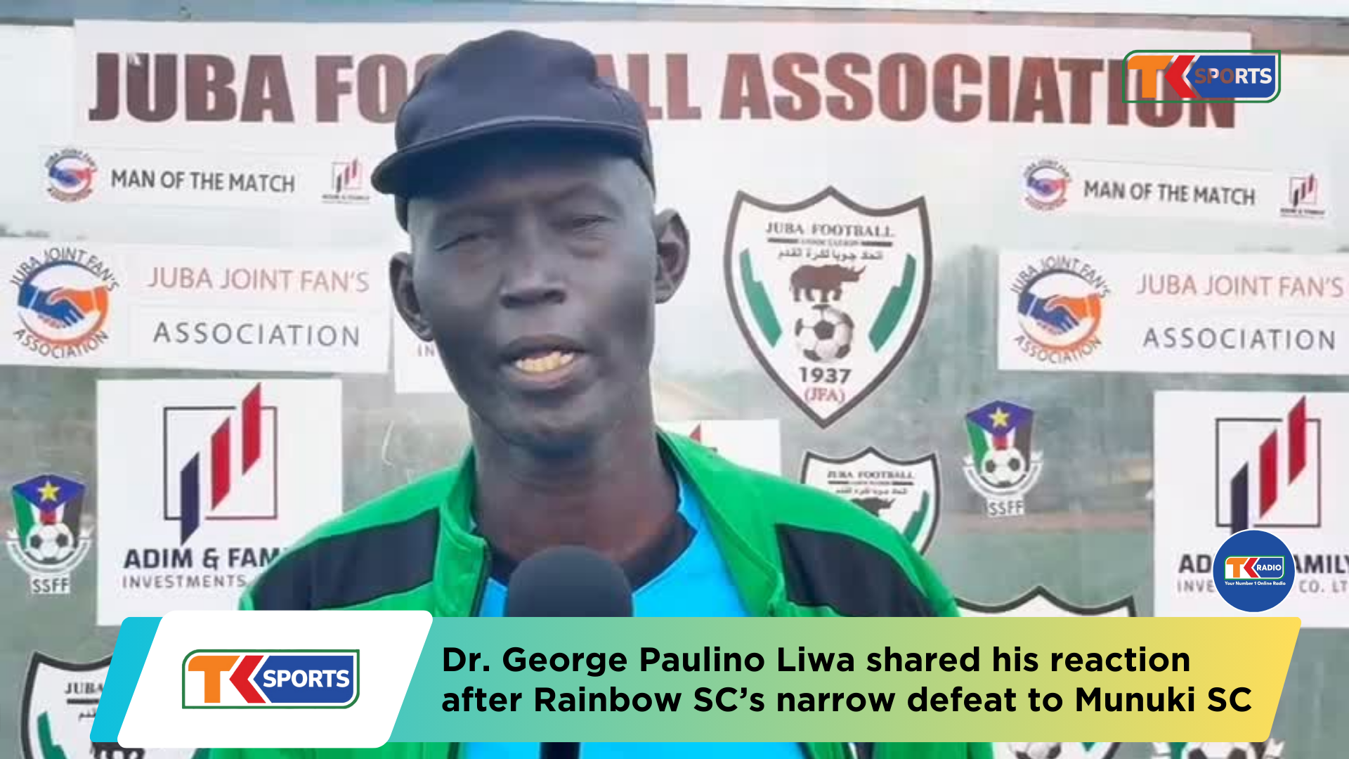 Dr. George Paulino Liwa shared his reaction after Rainbow SC’s narrow defeat to league leaders Munuki SC.
