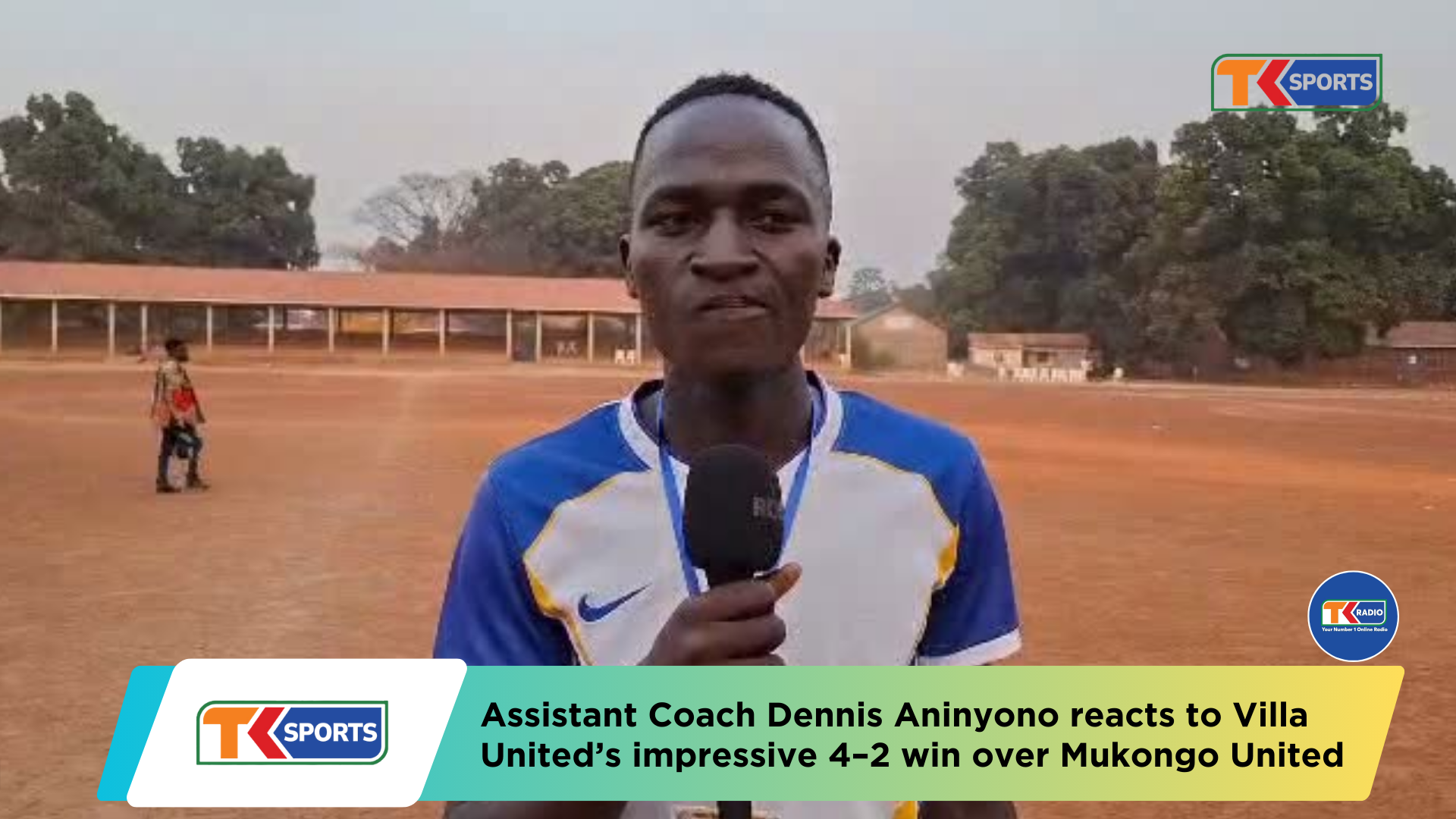 Assistant Coach Dennis Aninyono speaks after Villa United FC picked an impressive 4–2 win over Mukongo United FC