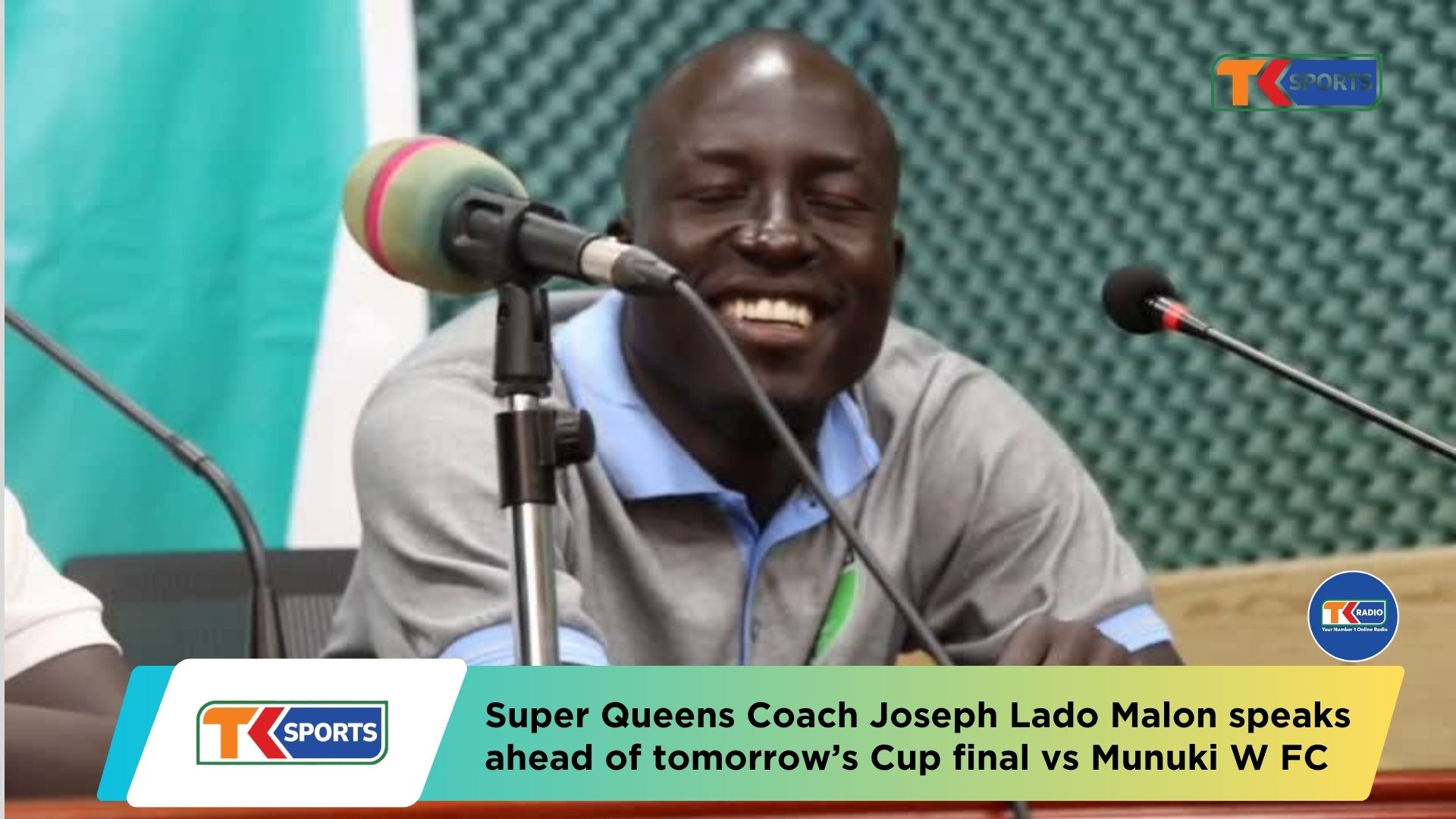 Super Queens Coach Joseph Lado Malon speaks ahead of tomorrow’s Cup final vs Munuki W FC