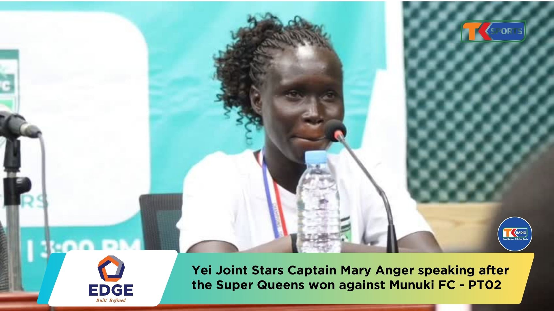Yei Joint Stars Captain Mary Anger speaking after the Super Queens won against Munuki FC - PT02